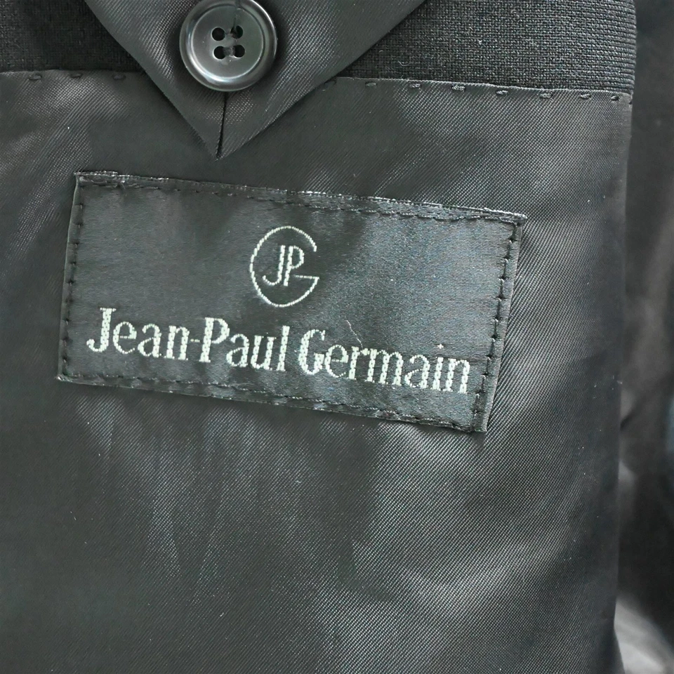 Jean-Paul Germain 48L Negro Hombre Blazer Traje Chaqueta Abrigo Deportivo Foto 4 de 4