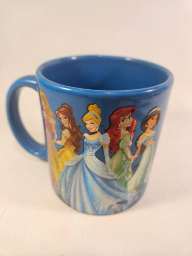 Disney Princess 20oz Blue Mug Iridescent Finish - Picture 2 of 5