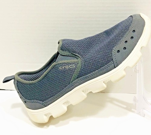 Gray Fabric 15367 Slip On Shoes Loafers 