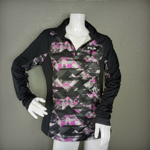 FILA SPORT Running 1/4 Zip Pull Over 