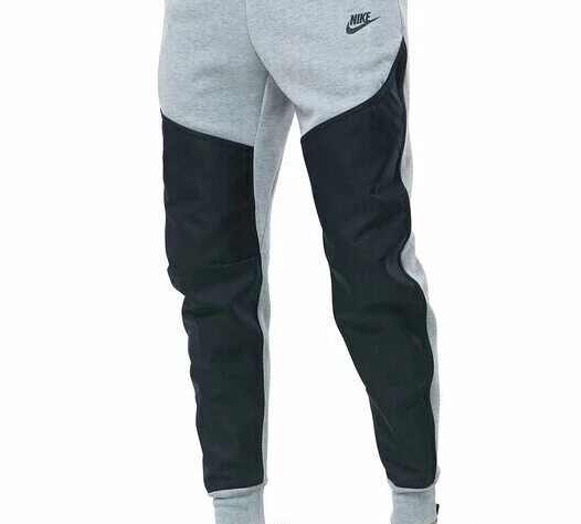 Nike Men's Sportswear Tech Fleece Black/Grey Joggers