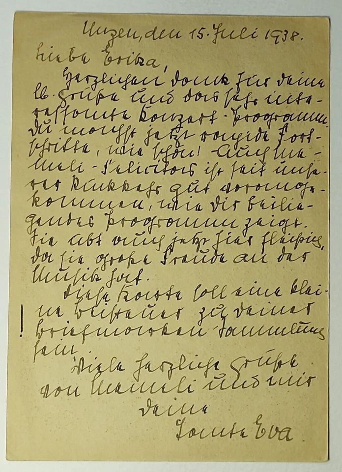 1938 Япония Douglas самолет набор #B1-B3 над японские Альпы на горе. Открытка Fuji - Изображение 2 из 2