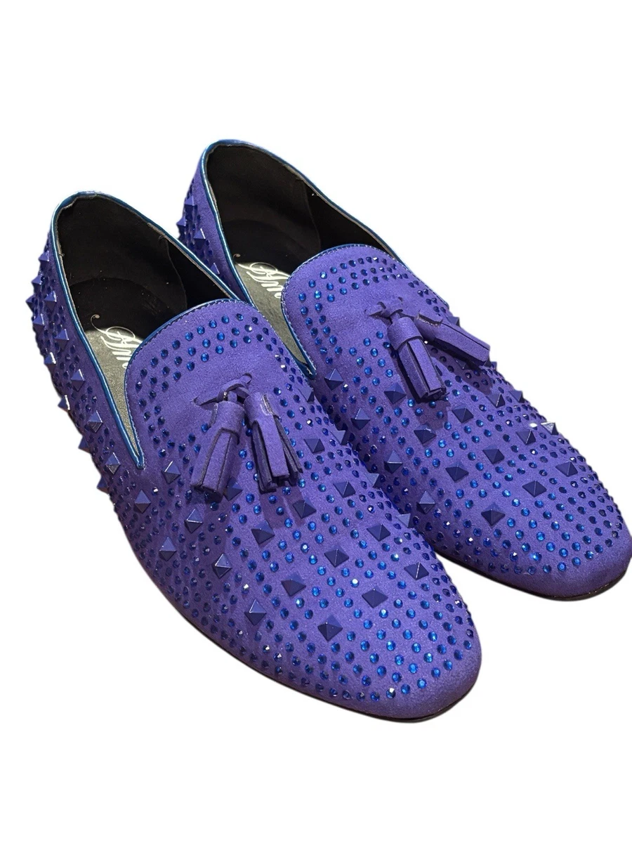 Suede Purple Dress Shoes for Men for sale | eBay display picture 1
