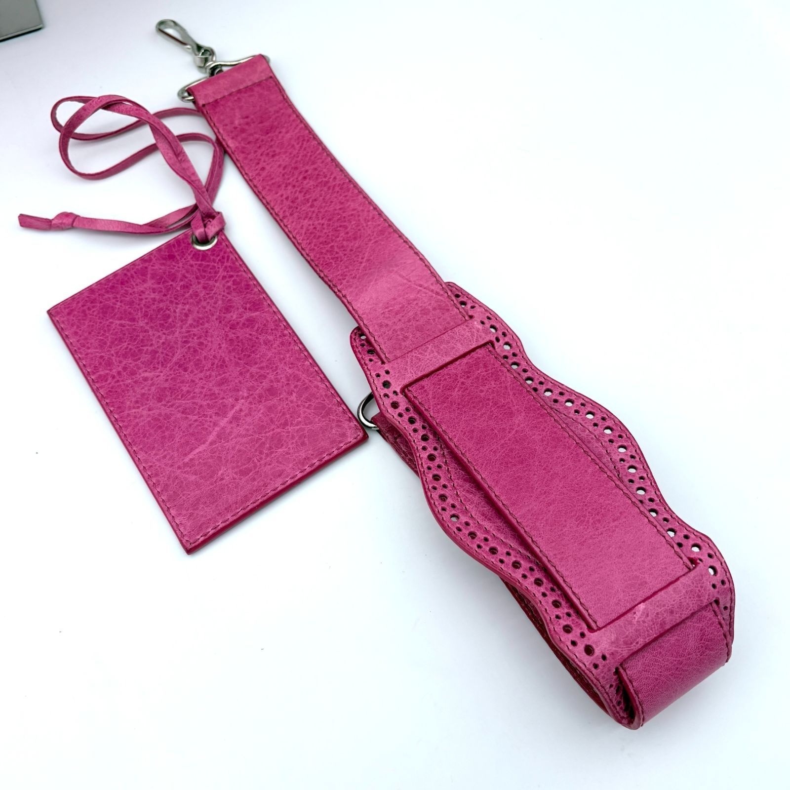 Balenciaga Giant City Bag Pink Leather Handbag 204529 thumbnail 4