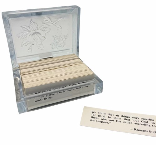 Warner Press God's Gifts Acrylic Box With Inspiring Bible Verses & Prayers