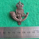 WW2 South African Durban Light Infantry Regiment Officers Bronze Cap Badge RARE
