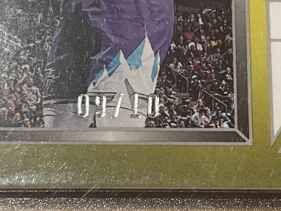 2022-23 Panini Obsidian - #RJI-UWK Walker Kessler - Electric Etch Yellow 9/10 - Image 3 of 3