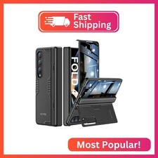 Kaiiecal for Samsung Galaxy Z-Fold-4 Privacy Case: Hidden Kickstand Wireless Ch