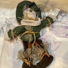 Peluche pupazzo spaventapasseri Warner Bros Wizard of Oz vintage 1998 borsa fagioli