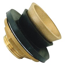 Ez-Flo Eastman 40135 Closet Spud, Metal, Rubber, Brass, Ez-Flo