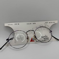 VTG NOS Kenmark Affinity BW 05 Purple Marbled 48-20-150 Eye Glasses Frames