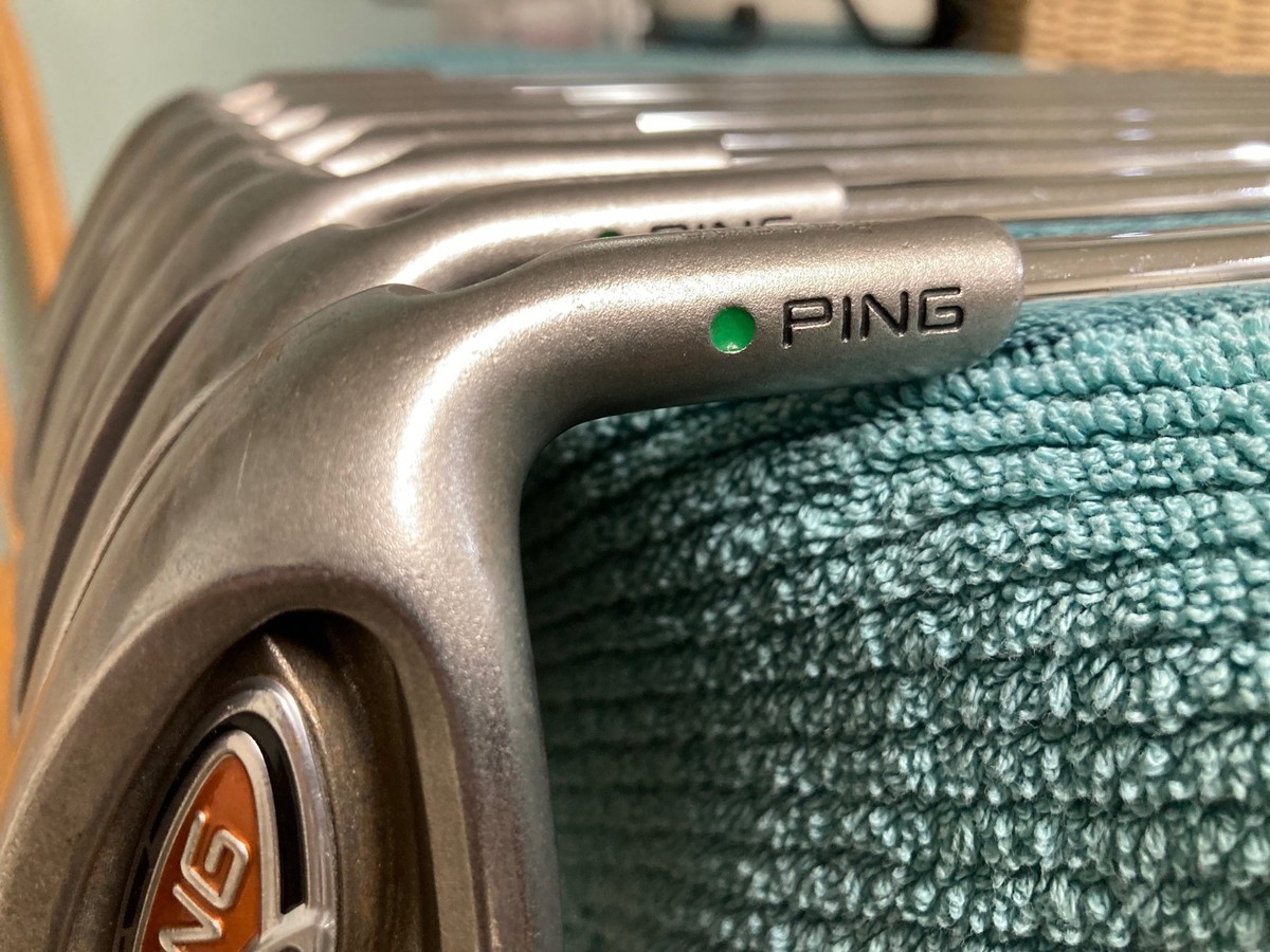 Ping i10 iron set 4-UW Green Dot AWT stiff steel standard length  display picture 1