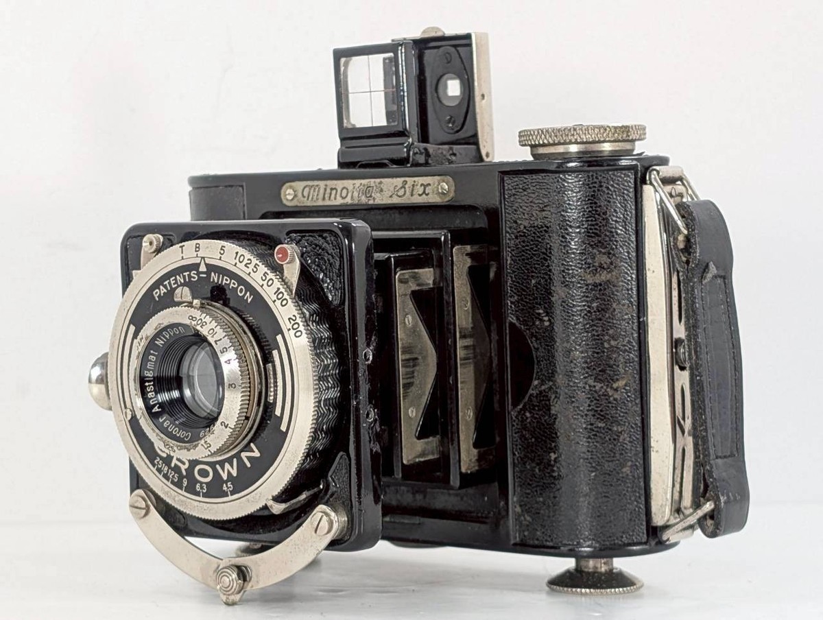 Exc+4] Minolta Six Film Camera Coronar Anastigmat 80mm f/4.5 Lens