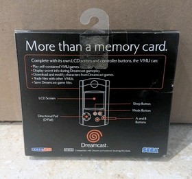 Sega Dreamcast Visual Memory Unit VMU Blue - New, Sealed