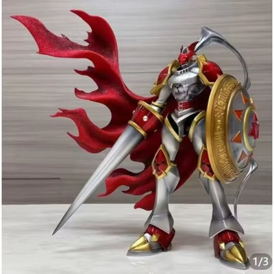 40cm Digimon Gallantmon Duke Figure PVC Anime Royal Knights Desktop Collectible