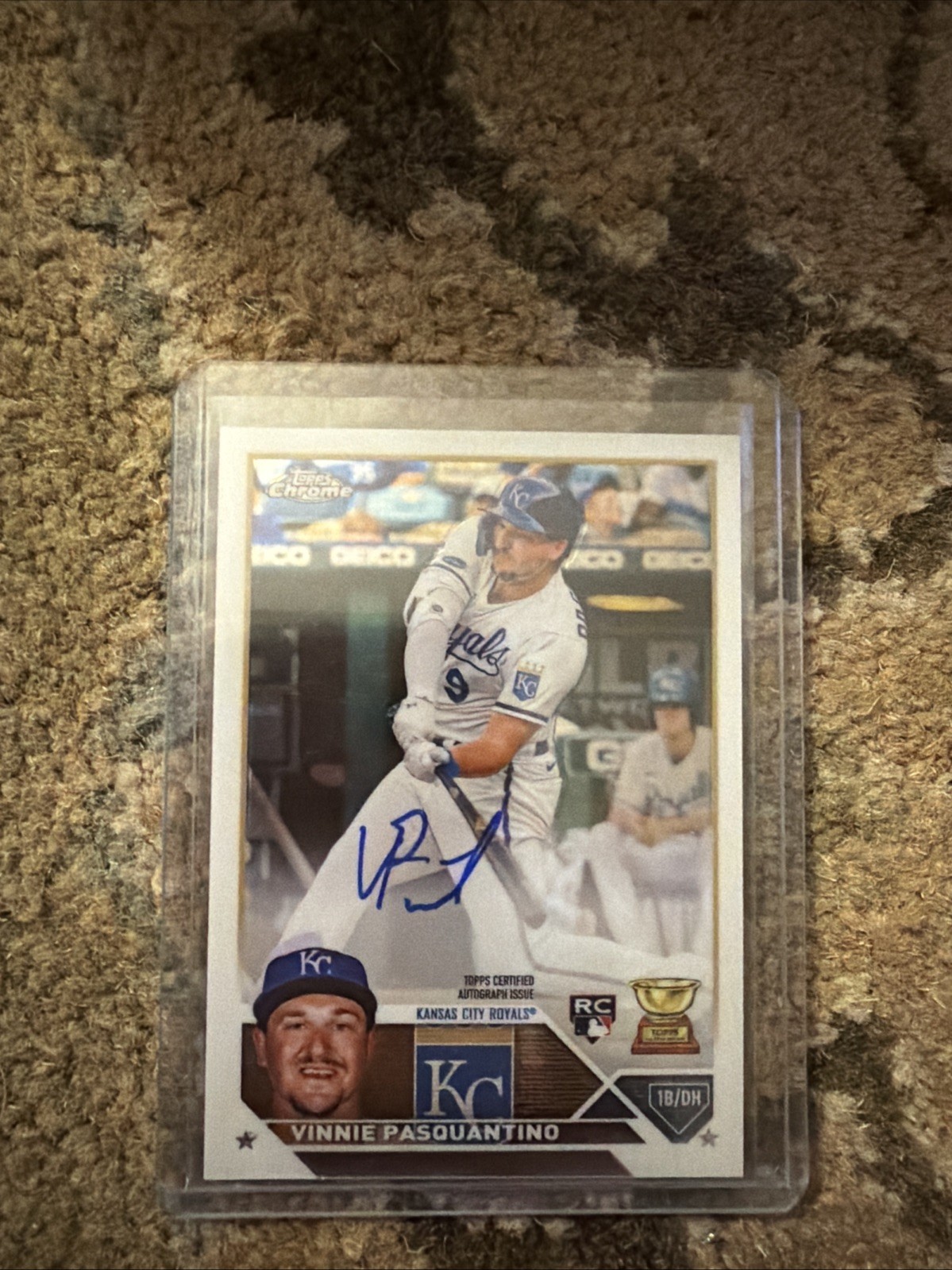 2023 Topps Chrome - Rookie Autographs Vinnie Pasquantino #RA-VP (AU, RC)