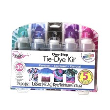 Tulip One-Step TIE-DYE KIT Up to 30 Projects 59 pcs New