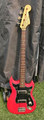 #ad #ad Vintage 1960s Hagstrom Made In Sweden Bass Electric Bass Warwick Gigbag Nice $450.00