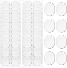 60 Pieces Drum Dampeners Gel Pads Silicone Soft Moon Gels for Drums Cymbals Tone