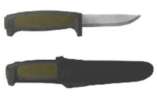 Mora Basic 511 in Black with Military Green trim #13249