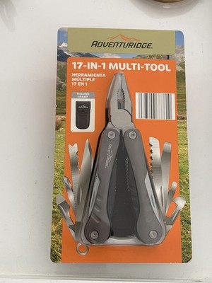 ADVENTURIDGE 17-in-1 Multi Tool With holder New Factory Sealed 