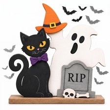 Halloween Decor Cute Vintage Table Centerpiece Home Office Party