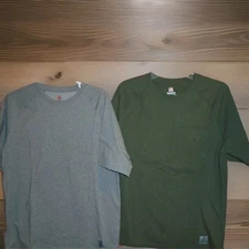 RUGGED ELEMENTS POCKET TEE MENS TSHIRT LOT OF 2 ADULT MEDIUM