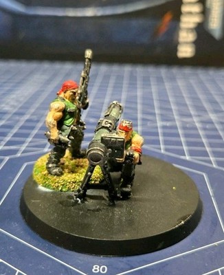 GW Warhammer 40k Imperial Guard Catachan Classic Metal Missile Launcher Team