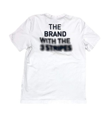 Adidas Men s  The Brand With the 3-Stripes  T-Shirt Tee White 100% Cotton Sz L