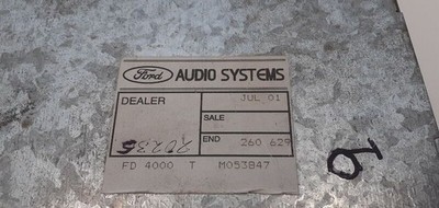 96FP18K876JC audio system FORD FIESTA BERL. COURIER COURIER FAMILIAR 2560512