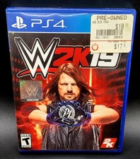 WWE 2K19 (PlayStation 4, 2018) W/ case and manual 