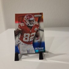 2014 Panini Prizm Dwayne Bowe #159 Red White Blue Prizm Chiefs NFL Football Card