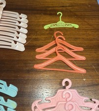 LOT of 21 Vintage 1960s Mattel Barbie Doll Hard Plastic Clothes/Coat Hangers