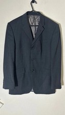 Jasper Conran Charcoal Grey Merino Wool Suit Jacket 40" Chest