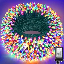 240 Ft 750LED Christmas Lights 12 Modes Multicolor Outdoor String Lights With...
