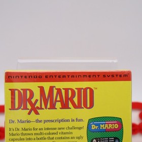 Juego NES Nintendo DR. MARIO / DOCTOR MARIO - &iexcl;NUEVO Y Precintado con Aut&eacute;ntica Costura H!