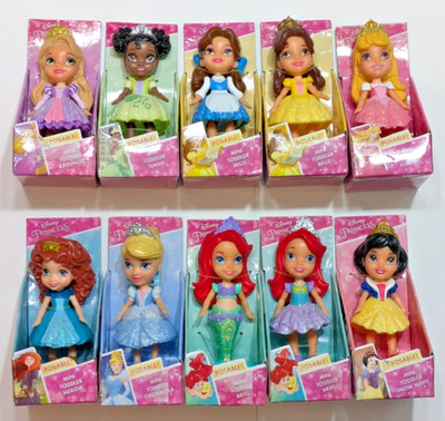 Disney Princess Poseable Mini Doll Toddler Miniature 3.5'' Figure ~ YOU CHOOSE