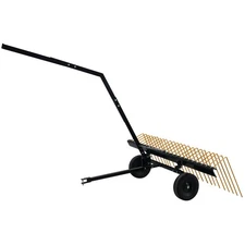 60" ATV Tow Behind Steel Rake for Yard Debris Cleanup
