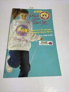 VINTAGE 1989 Jim Henson's Muppets Paint Your Shirt Kit Miss Piggy AS IS