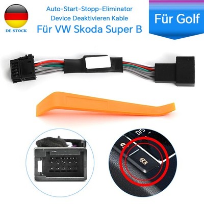 Car Stop Start Kabel Motor Eliminator Canceller Stecker Für VW Skoda Super B DE