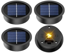 Best 4 Pack Solar Light Replacement Top 2.76 Inch Waterproof Lantern Parts for