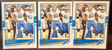Trey Flowers Detroit Lions lot of 3 2020 Panini Donruss Cards