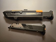 ToughBuilt 6.5" inch Retractable Reloading Utility Knife Black