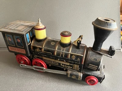 Jouet Ancien Tôle Train Locomotive Modern Toys Union Pacific Japan - Photo 1/4