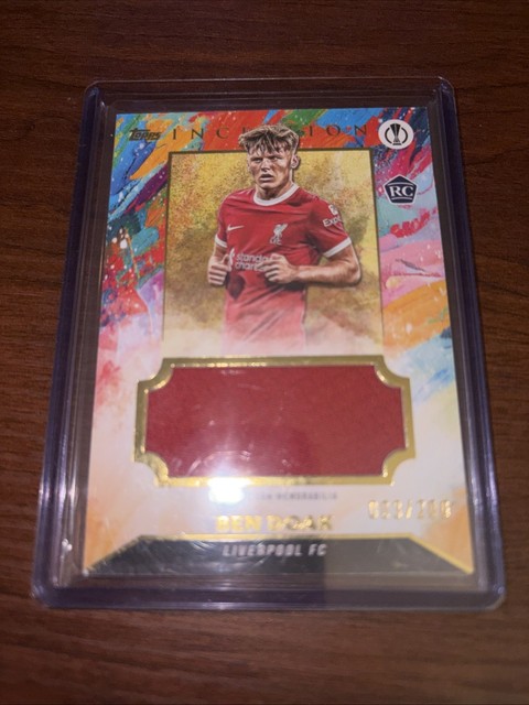 Ben Doak 2023-24 Topps Inception UEFA Club Competitions RC Patch 003/200 [dbO91