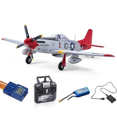 ARROWS HOBBY 850MM P-51 RTF W/ VECTOR RC AIRCRAFT - MODE 2