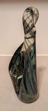 Rare 11.5" 2008 Robert Eickholt Free Form Art Glass Paperweight Sculpture