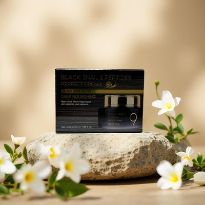 Deep Nourishment + Brightening | Snail & Peptide Cream by Farmstay   1.9 fl oz