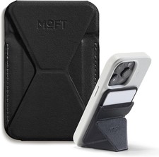 MOFT Magnetic Snap Phone Stand & 2 Cards Holder Wallet Compatible with MagSafe