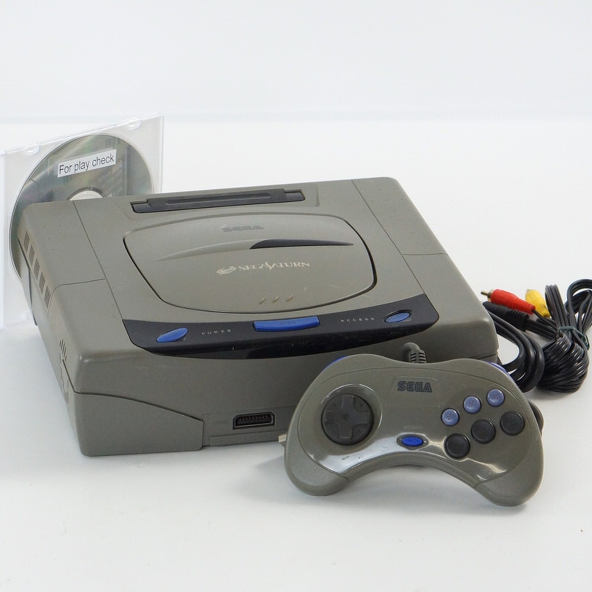 Sega Saturn GREY Console Tested System FREE SHIPPING HST-3200 NTSC